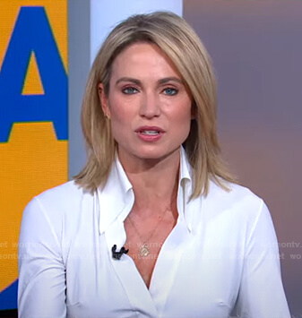 Amy’s white blouse on Good Morning America