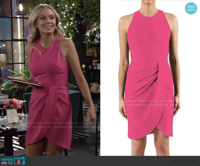 Black Halo Brett Dress worn by Abby Newman (Melissa Ordway) on The Young and the Restless