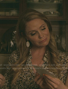 Debbie’s white drop earrings on Teenage Bounty Hunters