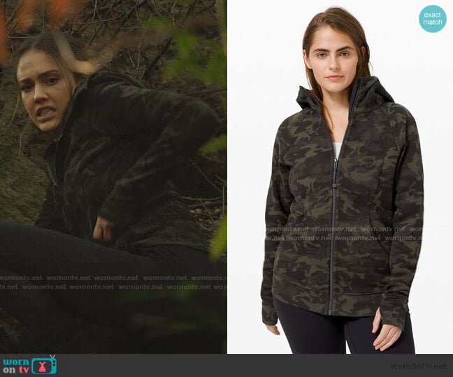 Lululemon Scuba Hoodie Light Cotton Fleece worn by Nancy McKenna (Jessica Alba) on LA's Finest