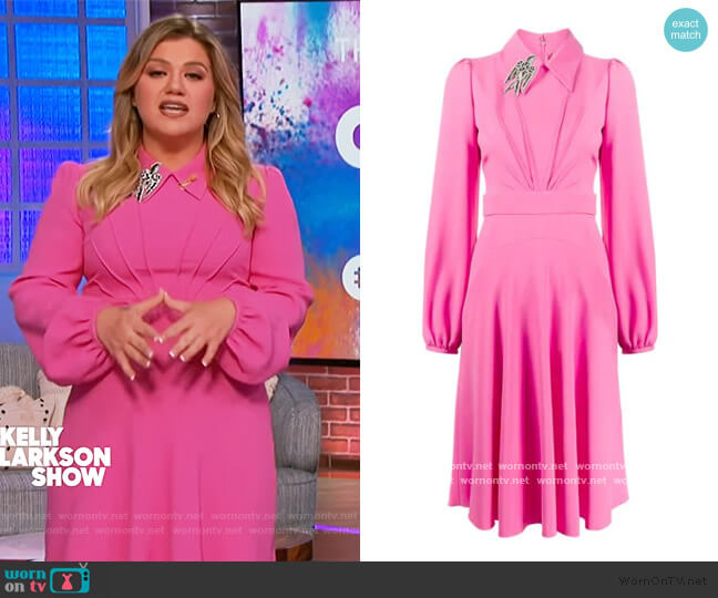 No. 21 Collared Dress worn by Kelly Clarkson on The Kelly Clarkson Show