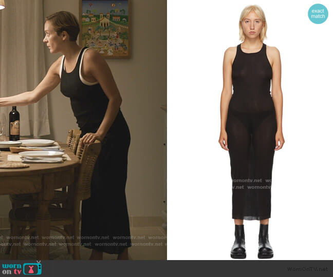Rick Owens Microrib Tank Dress