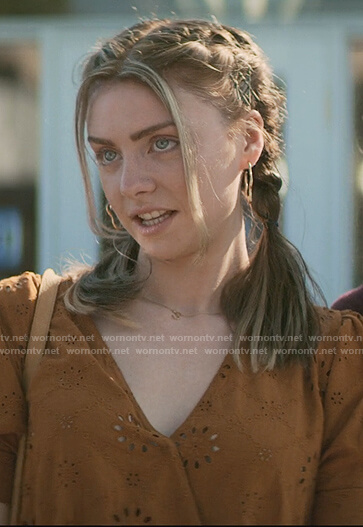 Sherling’s hoop earrings on Teenage Bounty Hunters