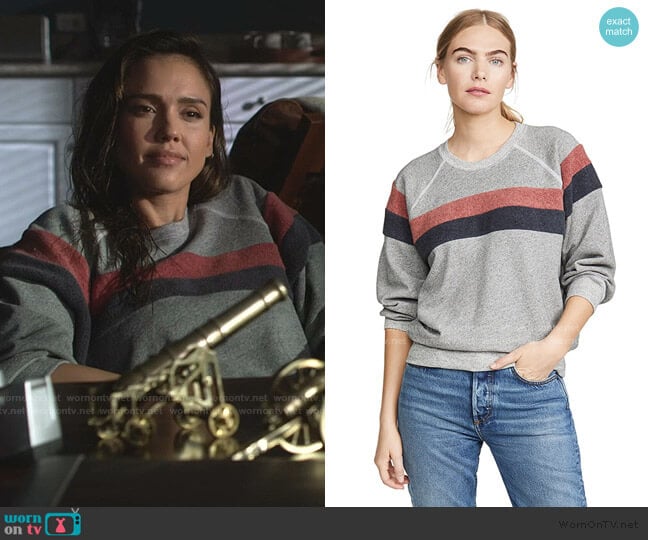 The Great The Marathon Sweatshirt worn by Nancy McKenna (Jessica Alba) on LA's Finest