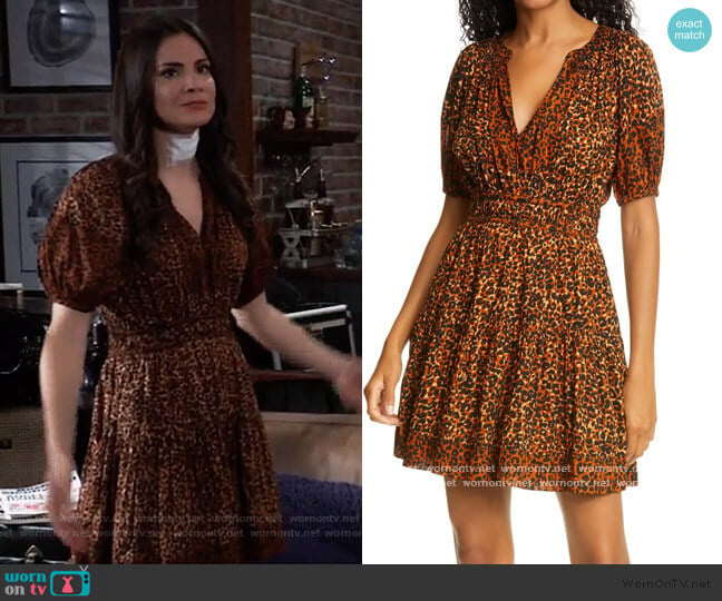 Ulla Johnson Mariana Dress worn by Brook Lynn Quartermaine (Amanda Setton) on General Hospital