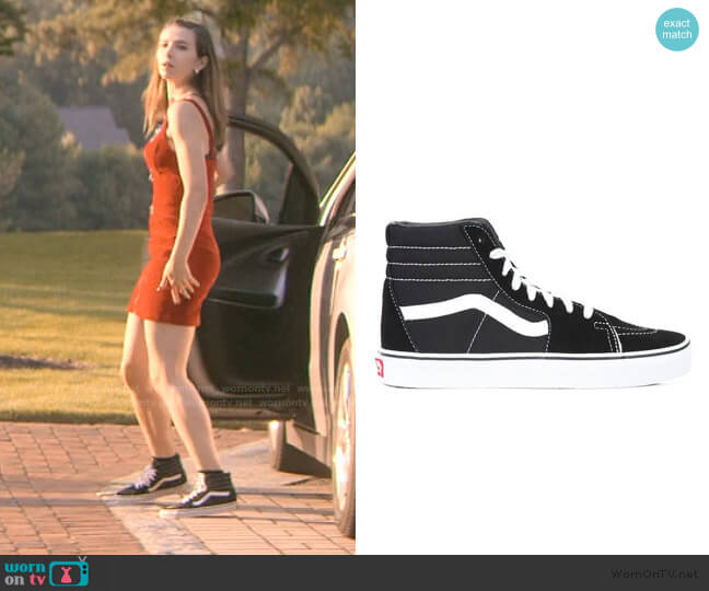 Vans Sk8-Hi High-Top Sneakers worn by Blair Wesley (Anjelica Bette Fellini) on Teenage Bounty Hunters