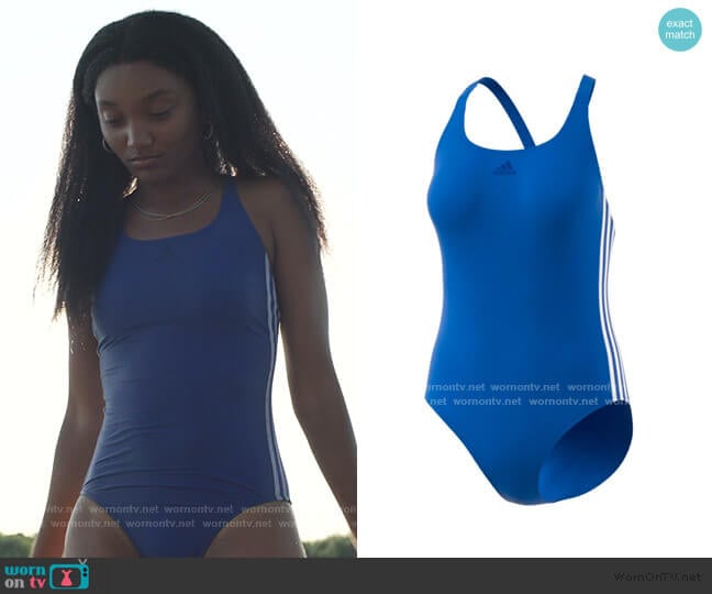 Adidas 3 Stripes Swimsuit worn by Caitlin Poythress (Jordan Kristine Seamón) on We Are Who We Are