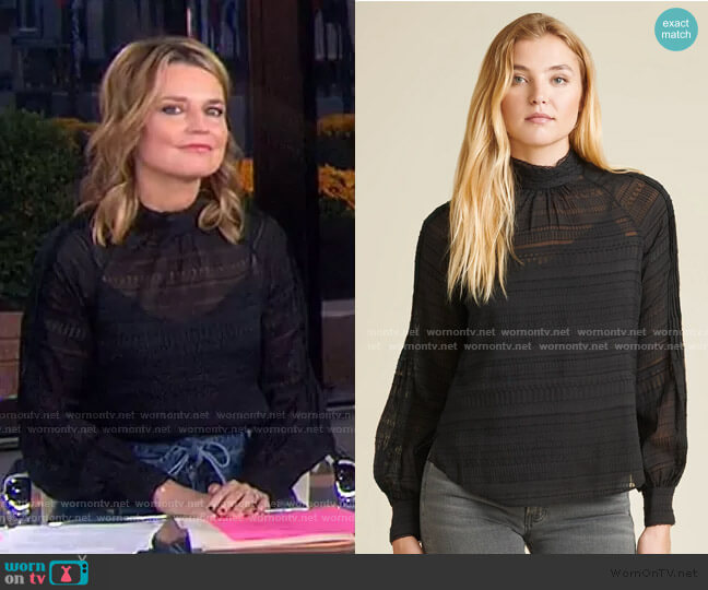 Veronica Beard Aniya Blouse worn by Savannah Guthrie on Today