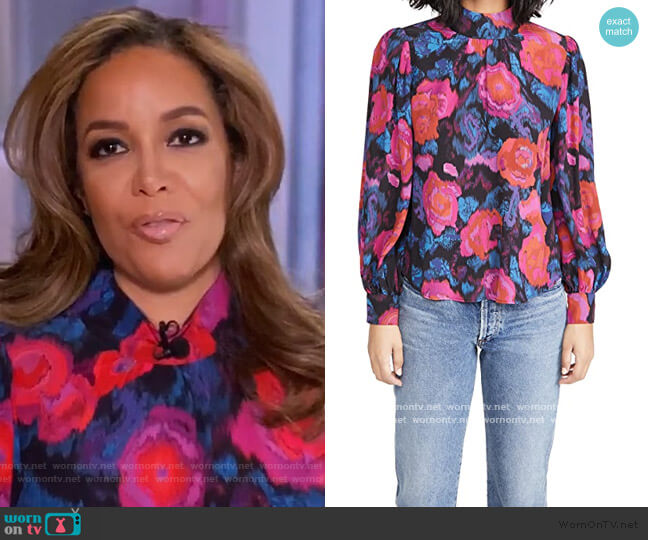 Apiece Apart Halls Mock Top worn by Sunny Hostin on The View
