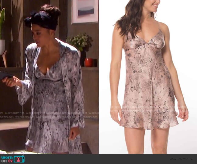 Christine Lingerie Arabella Chemise worn by Lani Price (Sal Stowers) on Days of our Lives