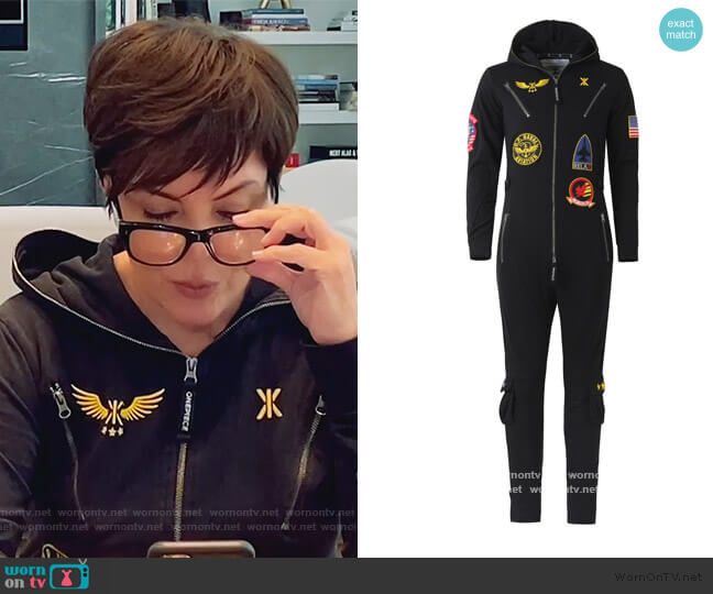 One Piece Aviator Onesie worn by Kris Jenner on Keeping Up with the Kardashians