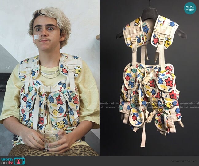 Bernhard Willhelm Military Vest worn by Fraser Wilson (Jack Dylan Grazer) on We Are Who We Are