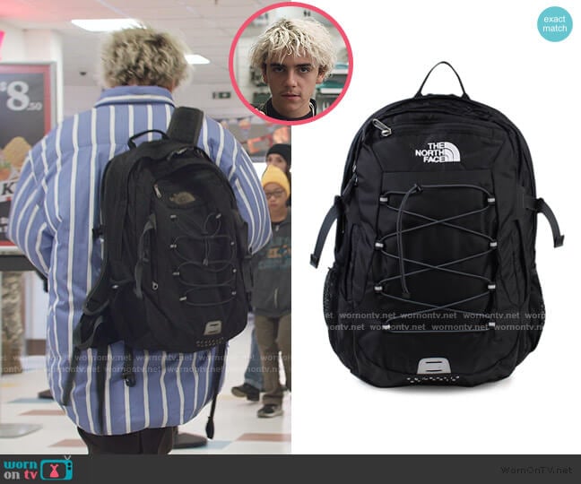 The North Face Borealis Backpack in black worn by Fraser Wilson (Jack Dylan Grazer) on We Are Who We Are