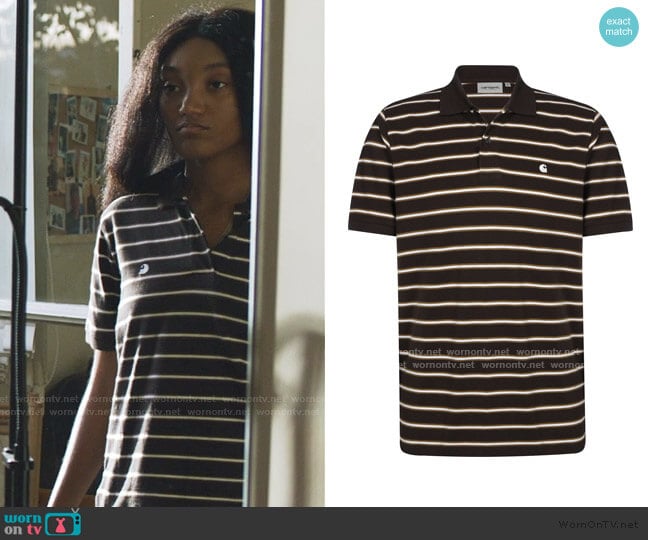 Carhartt WIP Houston Polo worn by Caitlin Poythress (Jordan Kristine Seamón) on We Are Who We Are