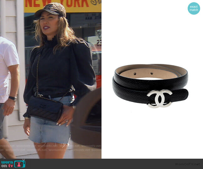 Chanel CC Belt worn by Kelly Dodd on The Real Housewives of Orange County
