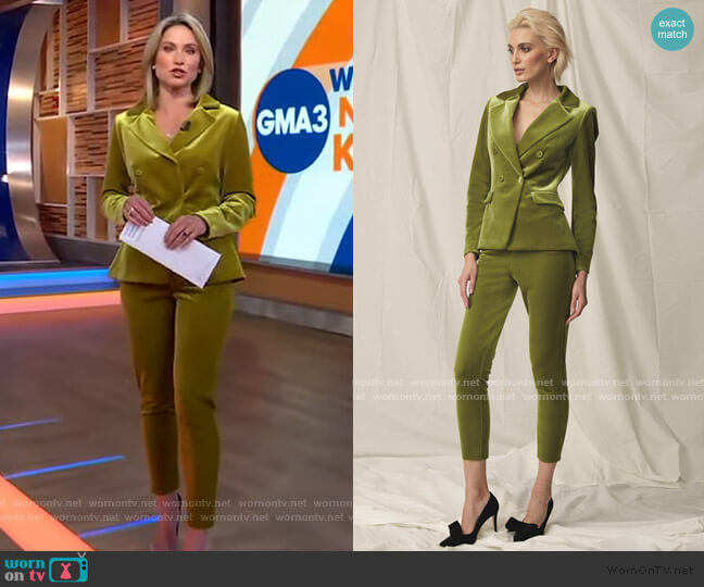 Chiara Boni La Petite Robe Style #085 worn by Amy Robach on Good Morning America