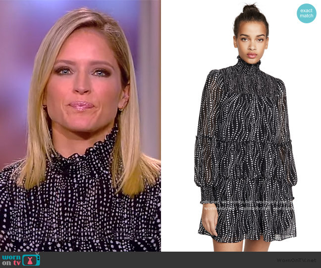 Cinq a Sept Rika Dress worn by Sara Haines on The View