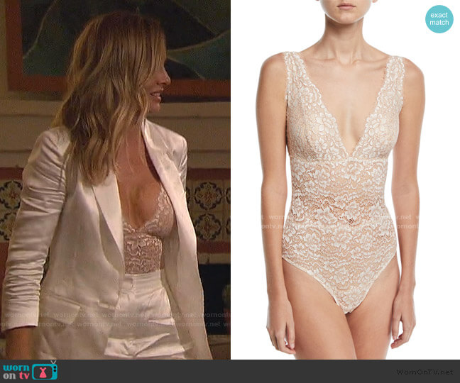 Cosabella Pret a Porter Lace Bodysuit worn by Clare Crawley on The Bachelorette