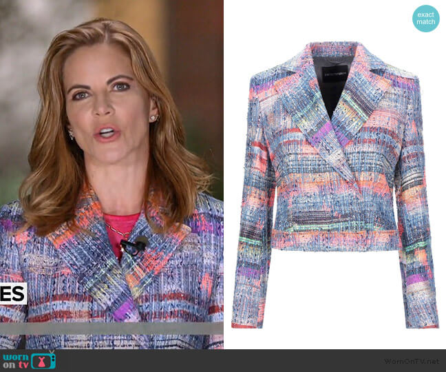 Emporio Armani Sartorial Jacket worn by Natalie Morales on Today