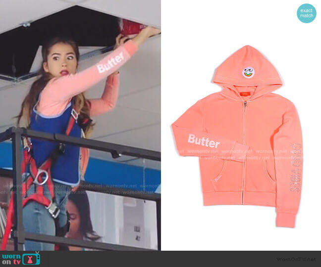 Butter Supersoft Good Vibes Hoodie worn by Cheyenne (Nichole Bloom) on Superstore