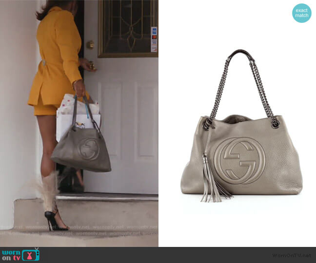 Gucci Soho Chain Strap Bag worn by Candiace Dillard Bassett on The Real Housewives of Potomac