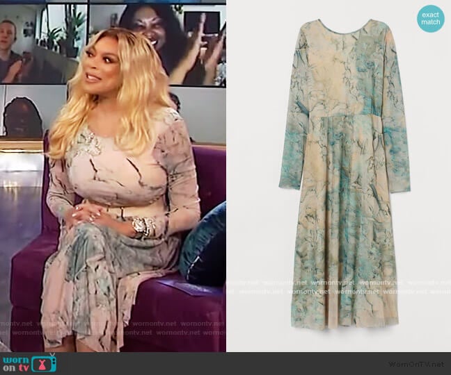 H&M Mesh Dress worn by Wendy Williams on The Wendy Williams Show