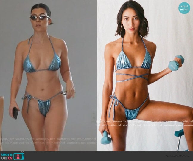 Heart of Sun Swept Away Top worn by Kourtney Kardashian on Keeping Up with the Kardashians