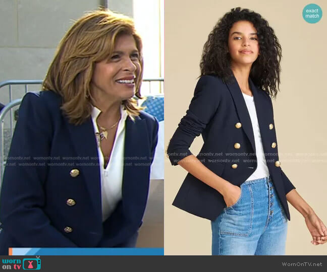 Veronica Beard I Heart NY Dickey Jacket worn by Hoda Kotb on Today