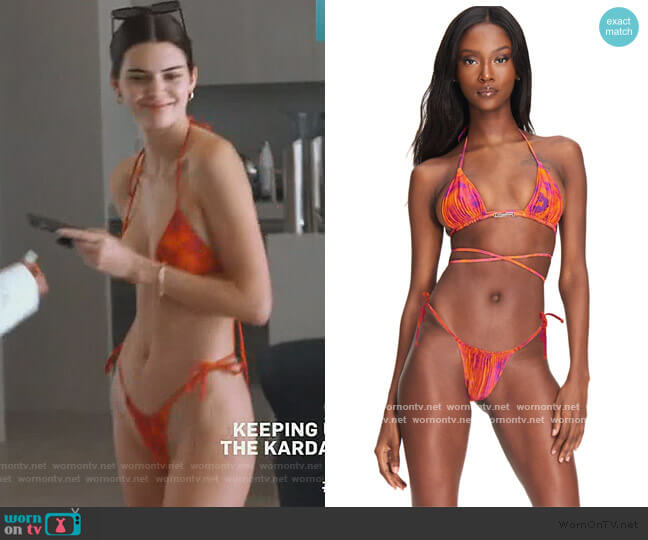 I Am Gia Santos Bikini Top worn by Kendall Jenner on Keeping Up with the Kardashians