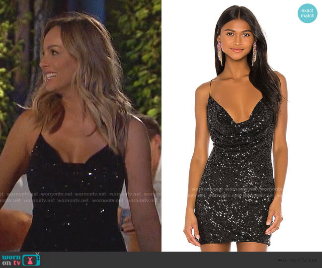 Jay Godfrey Baldwin sequin Mini Dress worn by Clare Crawley on The Bachelorette
