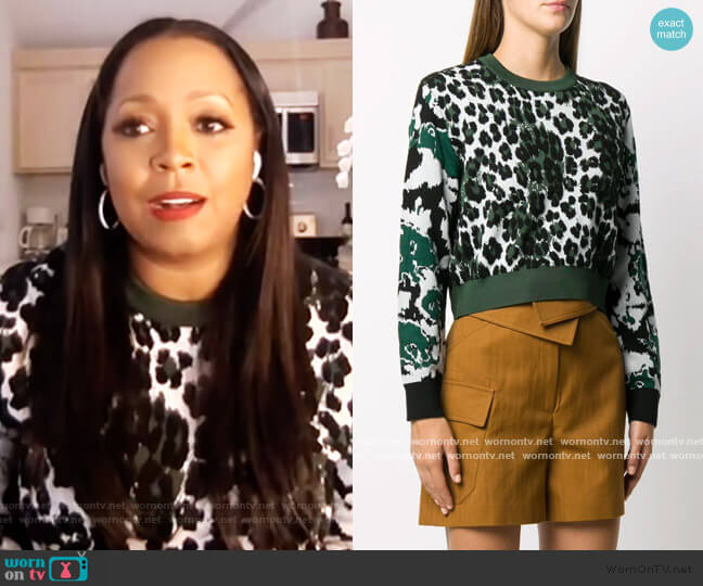 Kenzo leopard intarsia jumper