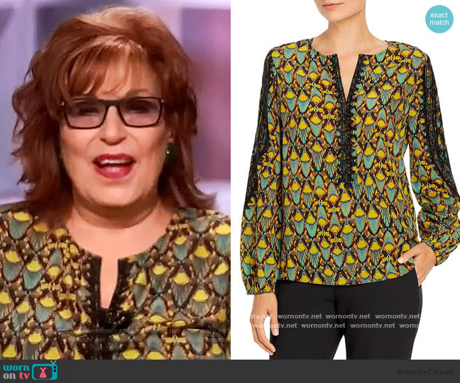 Kobi Halperin Freddie Silk Blouse worn by Joy Behar on The View