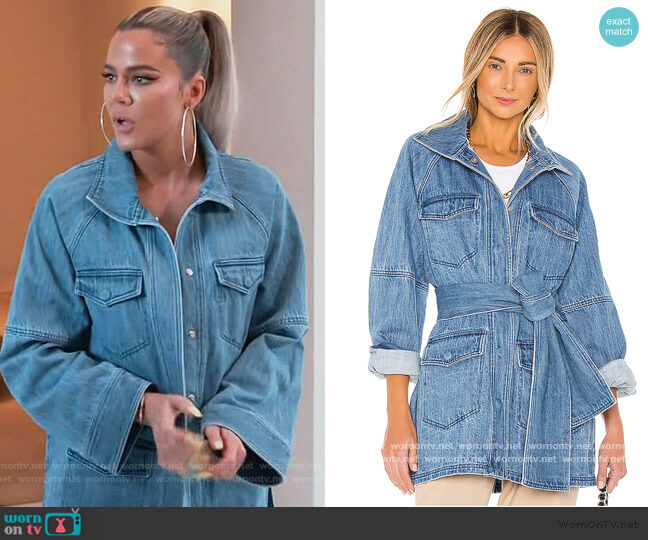 L'Academie The Camillei Jacket worn by Khloe Kardashian on Keeping Up with the Kardashians