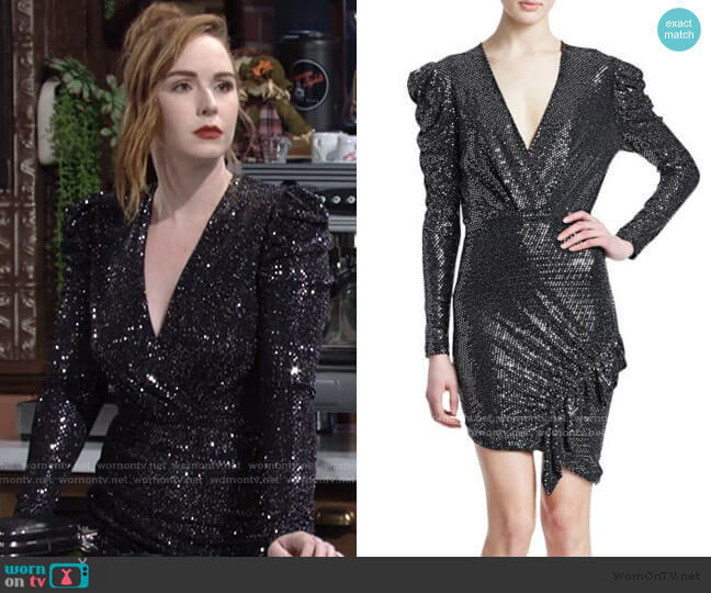 IRO Loulou Dress worn by Mariah Copeland (Camryn Grimes) on The Young and the Restless