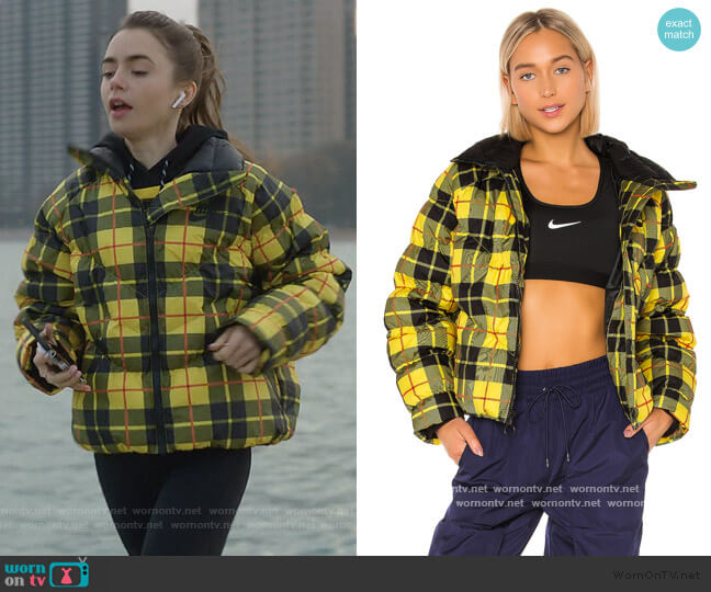 Nike Statement Jacket worn by Emily Cooper (Lily Collins) on Emily in Paris