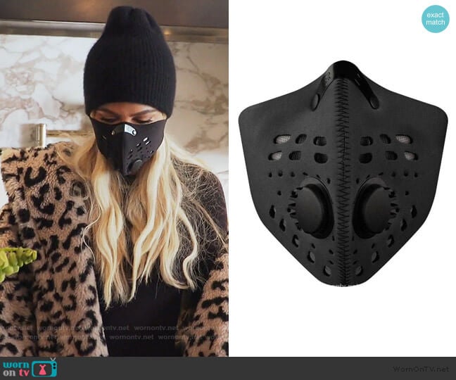RZ M1 Neoprene Mask worn by Khloe Kardashian on Keeping Up with the Kardashians
