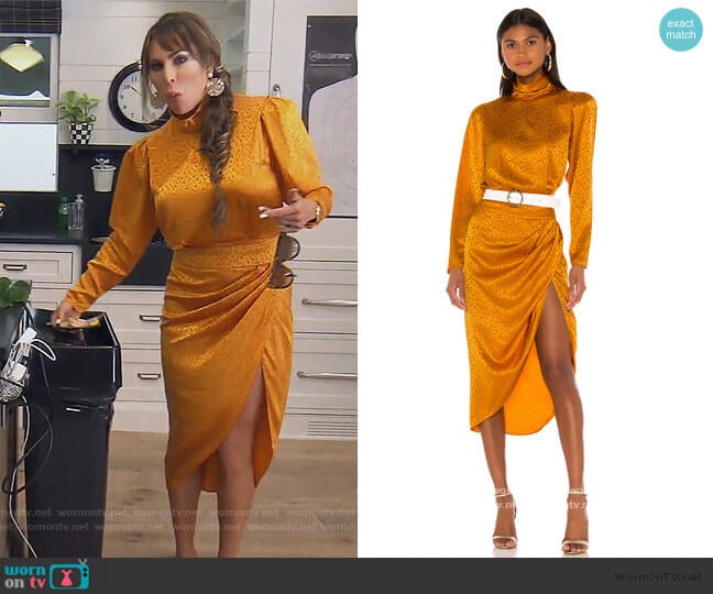 Ronny Kobo Kaira Dress worn by Kelly Dodd on The Real Housewives of Orange County