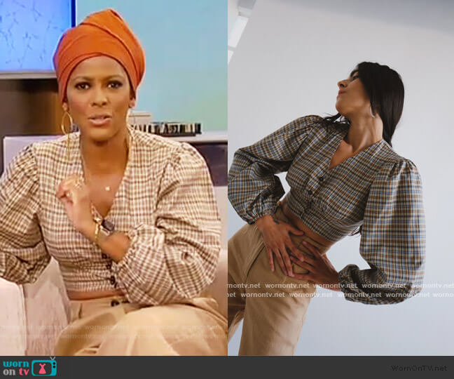 Selva Negra Tala Blouse worn by Tamron Hall on Tamron Hall Show