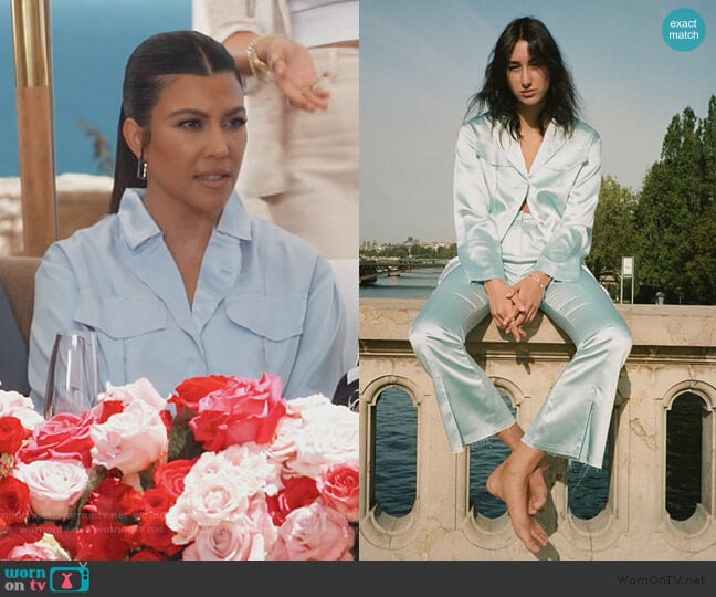 Simonett Tulla Set worn by Kourtney Kardashian on Keeping Up with the Kardashians