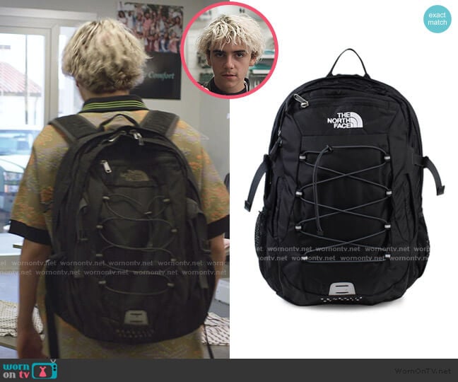 The North Face Borealis Backpack in black worn by Fraser Wilson (Jack Dylan Grazer) on We Are Who We Are