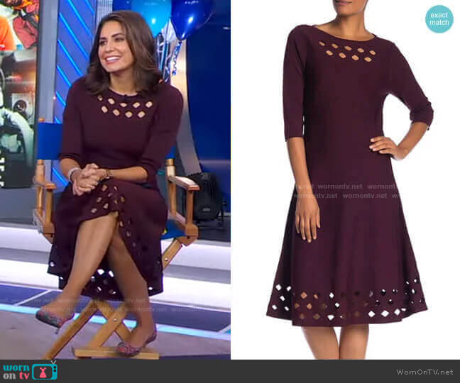 Nic + Zoe Time Out Dress worn by Cecilia Vega on Good Morning America
