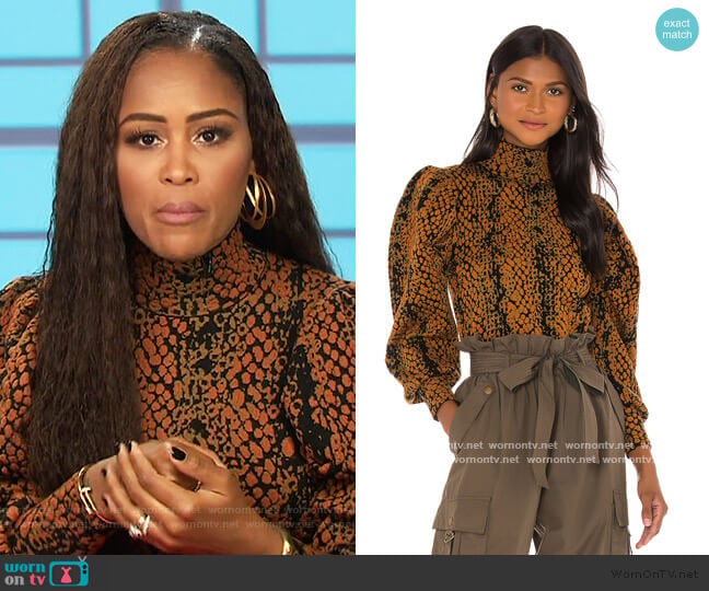 Ulla Johnson Sascha Turtleneck worn by Eve on The Talk