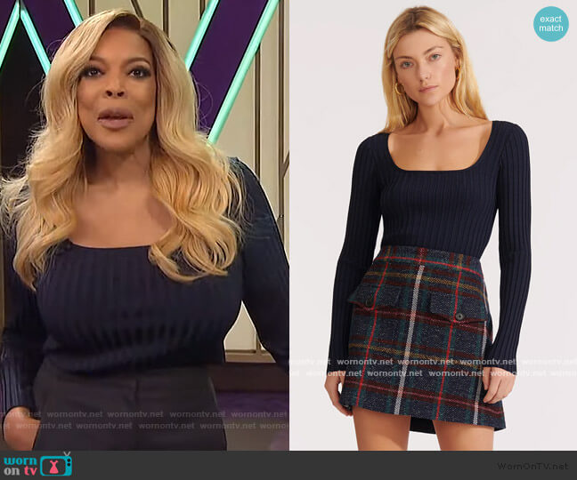 Veronica Beard Clara Pullover worn by Wendy Williams on The Wendy Williams Show