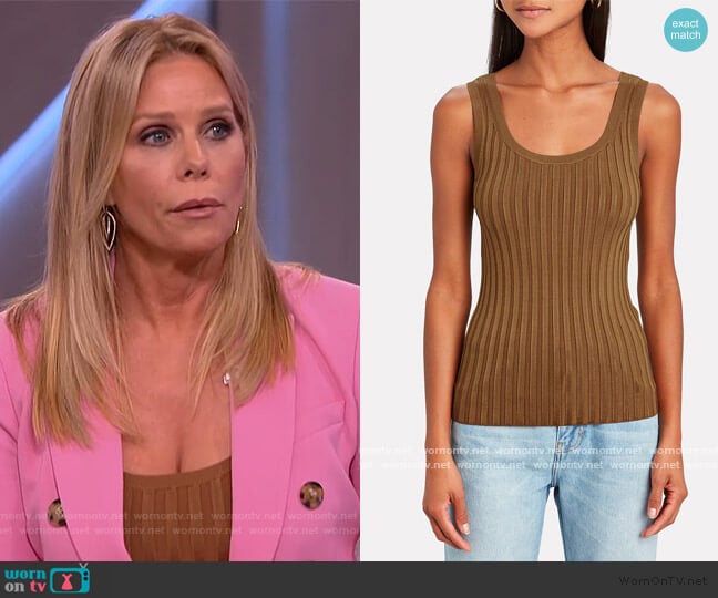 Veronica Beard Top: Sandra Ribbed Top