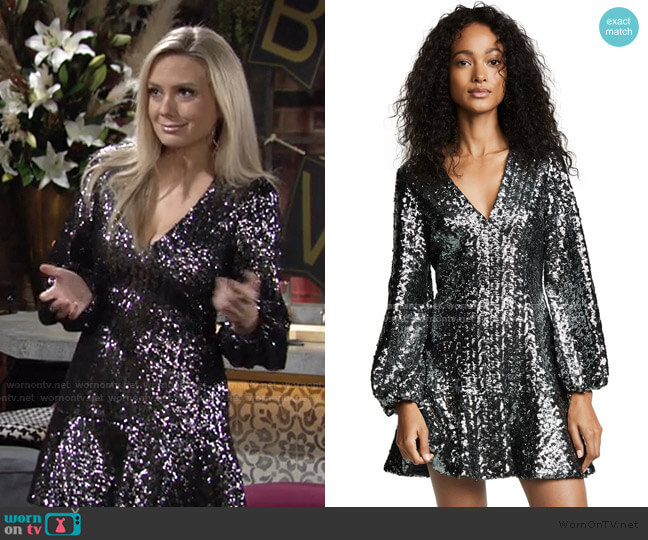 Alexis Renada Sequin Dress worn by Abby Newman (Melissa Ordway) on The Young and the Restless