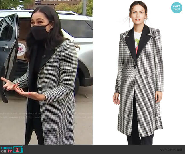 Alice + Olivia Sienna Long Blazer Coat