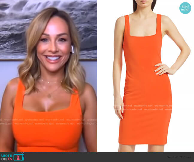 Alice + Olivia Addie Midi Sheath Dress