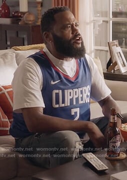 Andre’s LA Clippers jersey on Black-ish