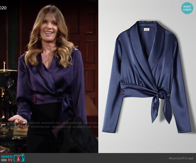 Babaton Davis Blouse worn by Phyllis Summers (Michelle Stafford) on The Young and the Restless