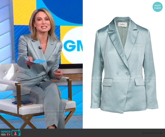 Ba&Sh Wilie Blazer worn by Amy Robach on Good Morning America